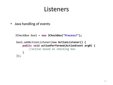 Listeners in Java 的图像结果