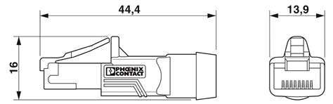 VS-RJ45-RJ45-94P-2,0 - Patch cable - 1418109 | Phoenix Contact