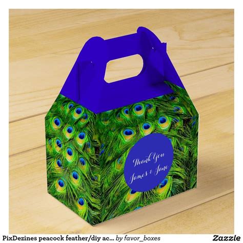 Peacock Gift Box Tutorial 的图像结果
