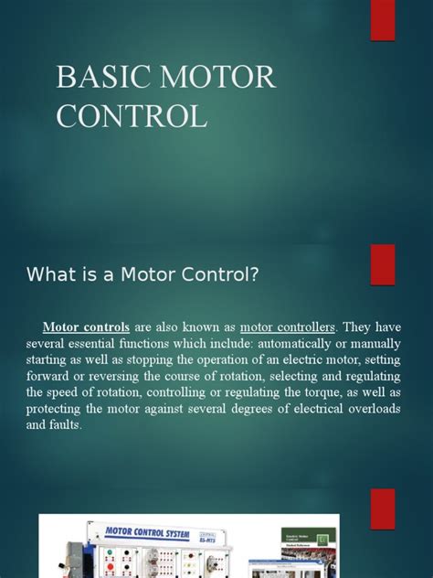 Basic Motor Control Tutorial 的图像结果