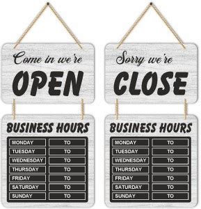 CVANU Beautiful Art Of Weekly Schedule Monday to Sunday Open And Close ...