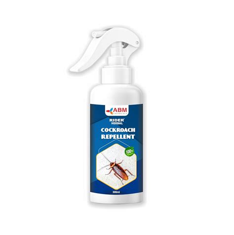 RIDER HERBAL 100% herbal Cockroach Repellent Spray 300 ml - Non-Toxic ...