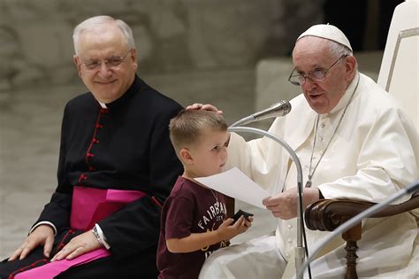 Pope Francis With Little Boy