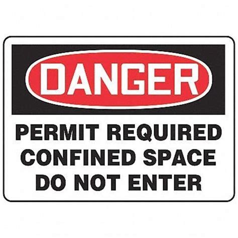 Accuform Danger Sign, 10" Height, 14" Width, Aluminum, Rectangle ...