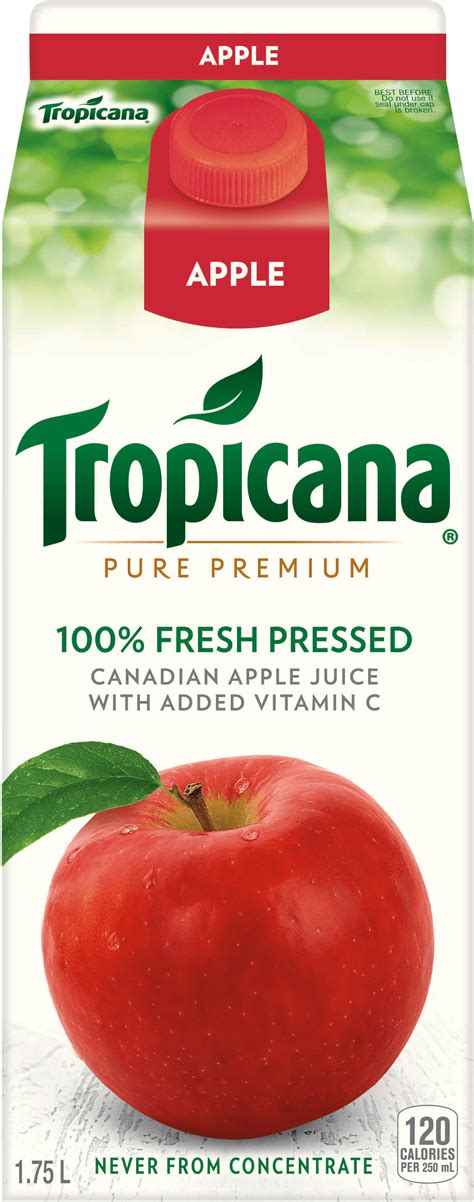 Tropicana® 100% Fresh Pressed Apple Juice with Vitamin C