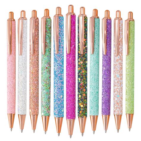 Snapklik.com : Jiebor 11pcs Fancy Pens Glitter Pens Cute Fun Pretty ...