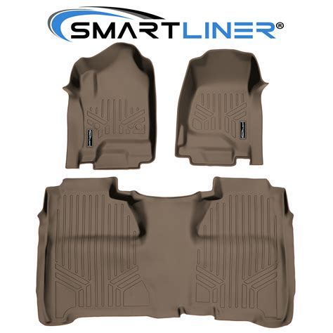 SMARTLINER Custom Fit Floor Mats Liner 2014-2018 Chevrolet Silverado ...