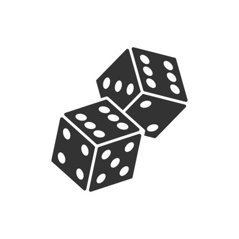 Dice Black and White Vector Images (over 22,000)
