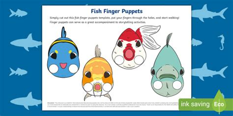 Fish Finger Puppets | Twinkl | Storytelling | Role-Play KS1