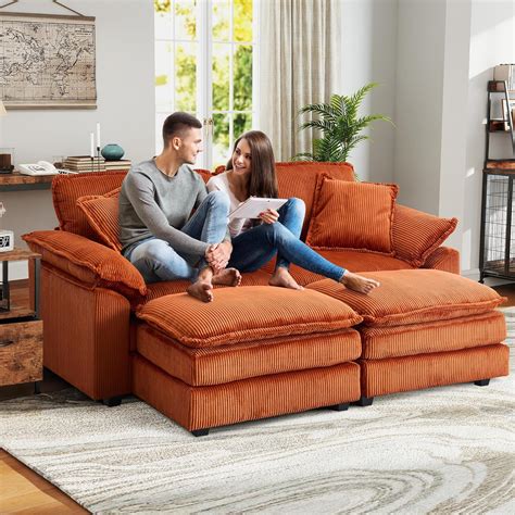 Amazon.com: 84.6'' Modular Sectional Sofa Cloud Couch for Living Room ...