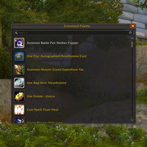 Image result for WoW Command Table Add-On