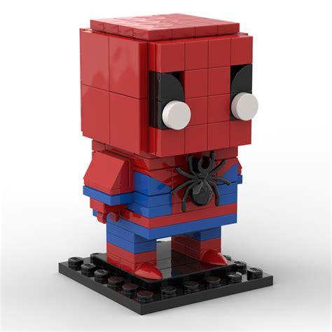 Disney Marvel Spiderman custom Lego Brickheadz Instructions