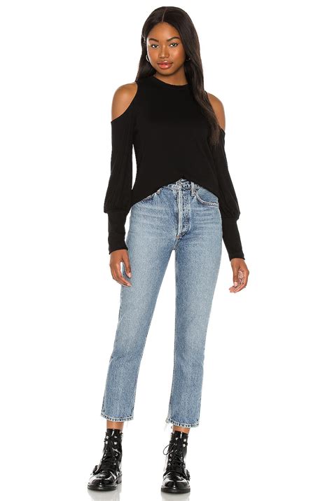 LNA Wesley Top in Black | REVOLVE