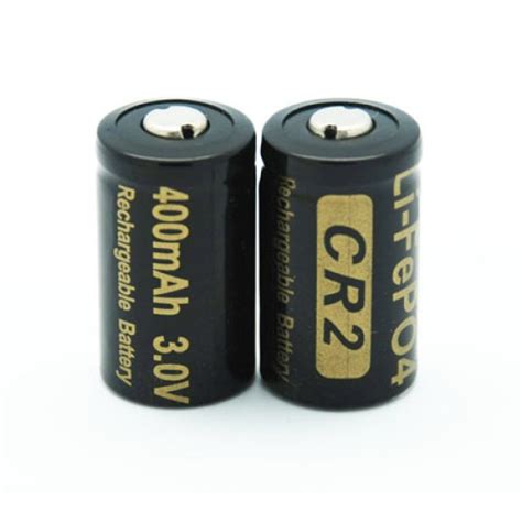 LiFePO4 15266 CR2 3.0V 400mAh Un-protected Batteries (Pair ...