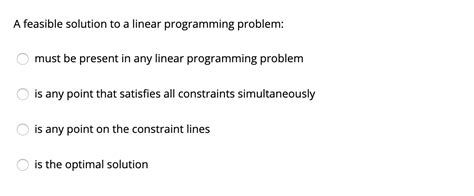 Image result for Linear Programming Optimization Feasible