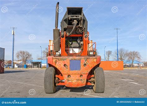 Image result for Reach Stacker Operating