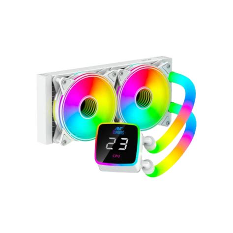 Ant Esports ICE-Glow 240 ARGB CPU Liquid Cooler - White | Hardware Nest