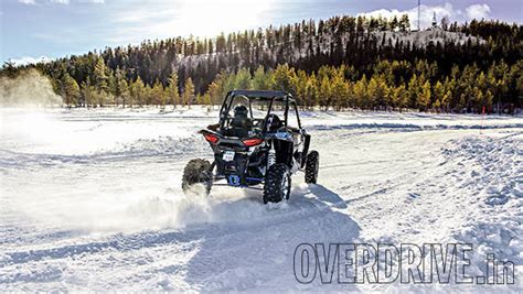 Driving the Polaris RZR on ice in Arvidsjaur - Overdrive