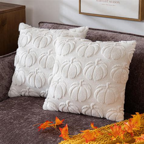 Amazon.com: COSIBONO Pumpkin Fall Decorative Throw Pillow Covers 20"x20 ...
