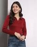 Buy Maroon Tops for Women by Q - RIOUS Online | Ajio.com