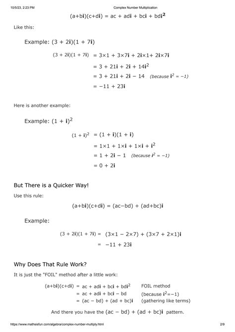 Image result for Complex Multiplication