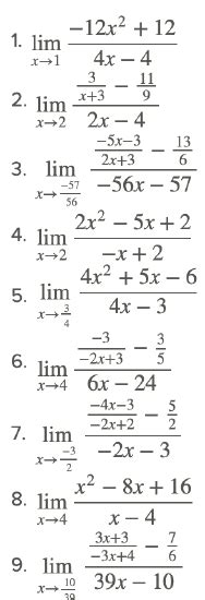 Image result for Rational Function Limits