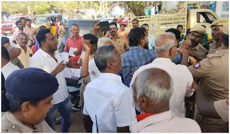 திருப்பரங்குன்றத்தில் அனுமதியின்றி துண்டுப் பிரசுரங்கள் விநியோகம் ...