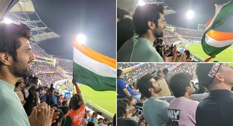 Vijay Deverakonda, brother Anand Deverakonda cheer for India in ...