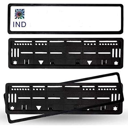 BOWRAIN Car Number Plates Frame (Number Plates Holders) Front and Back ...