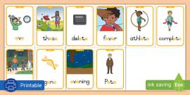 Grade 3 Phonics: gh ph (f): Flash cards