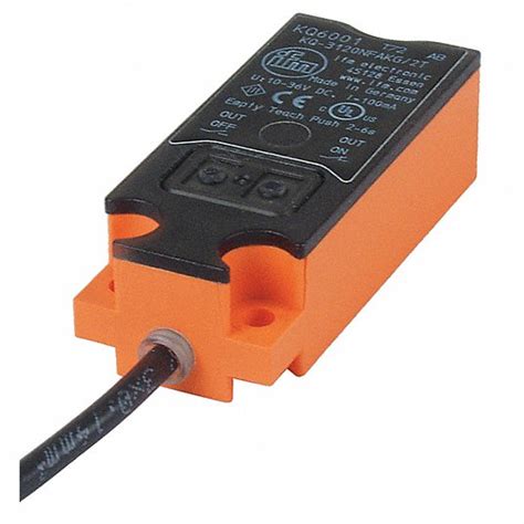 IFM, Non-Terminated Cable, NPN and PNP, Capacitive Rectangular ...