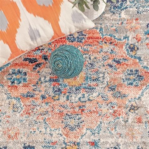 nuLOOM Delicate 3 X 5 (ft) Indoor Floral/Botanical Vintage Area Rug ...