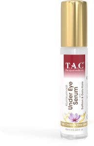 TAC - The Ayurveda Co. Kumkumadi Under Eye Serum for Dark Circles ...
