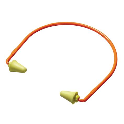 3M Banded Hearing Protector Reusable Corded Hearing Protection Earplugs ...