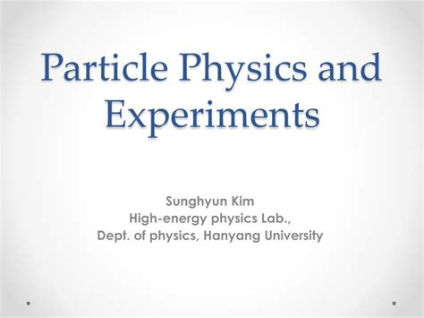 Particle Physics Experiments 的图像结果