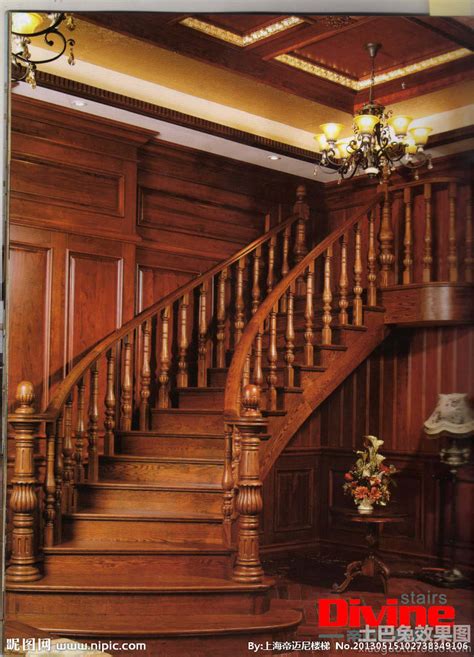 2019室内木质楼梯图片-房天下装修效果图