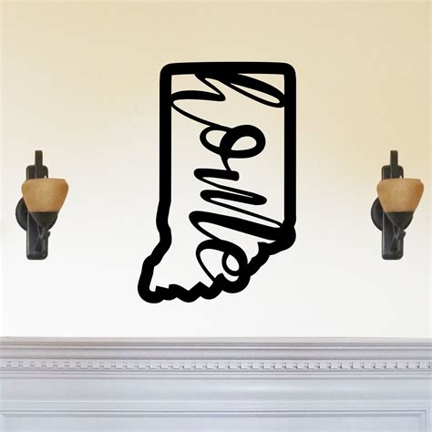 Indiana Home State Silhouette Solid Steel Home Decor India | Ubuy
