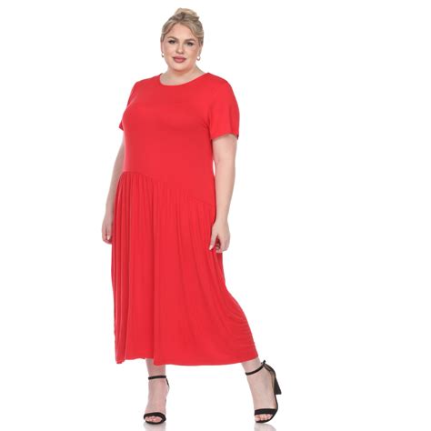 Short Sleeves Maxi Dress - Plus – Dressbarn