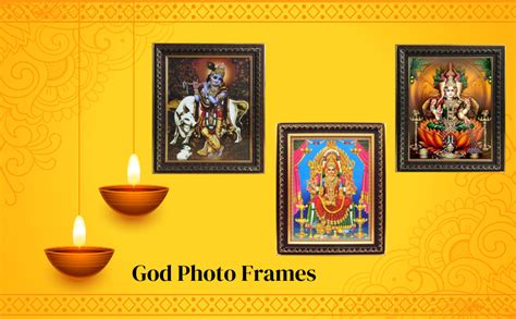 Puja N Pujari Fabric Ram Darbar Photo Frame For Wall Hanging And Pooja ...