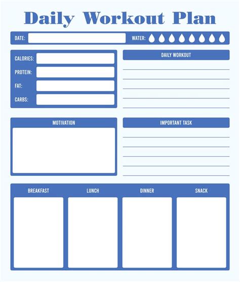Exercise List Template 的图像结果