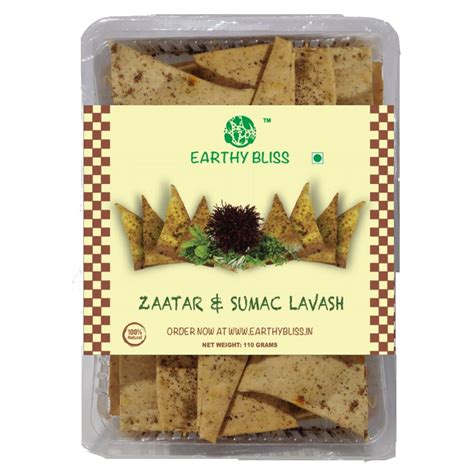 Healthy Snacks - Zaatar & Sumac Lavash – Earthy Bliss