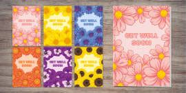 Get Well Soon Cards For Pupils Pack | Twinkl Party