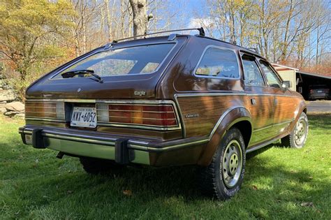 A preserved AMC Eagle 4x4 wagon, genuine Ford Fairlane Thunderbolt, and ...