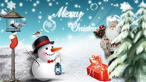 Christmas Snowman Wallpapers - Wallpaper Cave