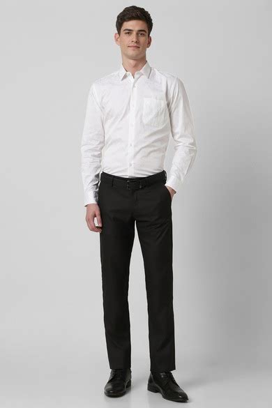 Buy Men White Slim Fit Full Sleeves Formal Shirt Online - 39830625 ...