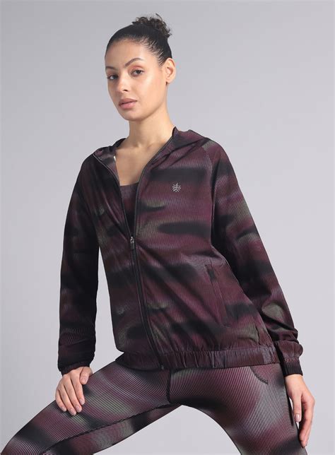 Buy Women's Pink Energy Map All Over Print Lightweight Jacket Online in ...