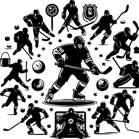 Hockey Black and White 的图像结果