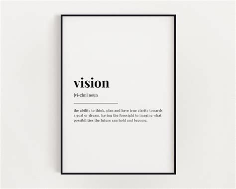 VISION DEFINITION PRINT – Happy You Prints