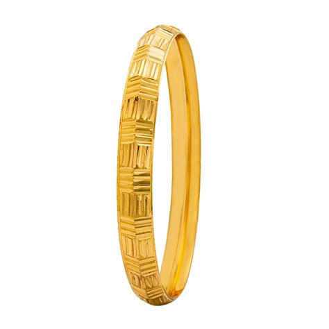 Shining Jewel Amritsari Gold Plated Punjabi Sikh Kada for Men (SJ_3467