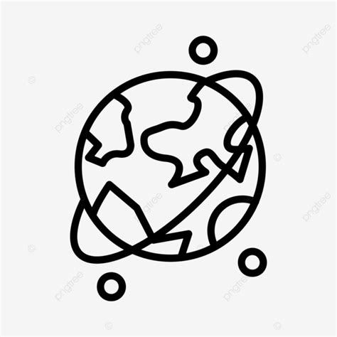 Earth Icon Simple Line 的图像结果